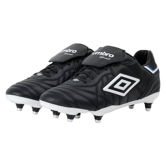 Umbro - Herren Fußball-Stiefel "Speciali Eternal Team Sg", Leder (Schwarz/Weiß/Königsblau) - Image 3