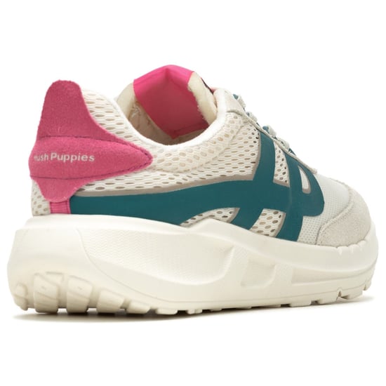 Hush Puppies Seventy8 Retro Runner Damen Wildleder Sneaker In Steinrosa - Image 2