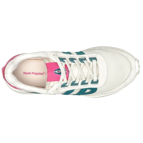 Hush Puppies Seventy8 Retro Runner Damen Wildleder Sneaker In Steinrosa - Image 4