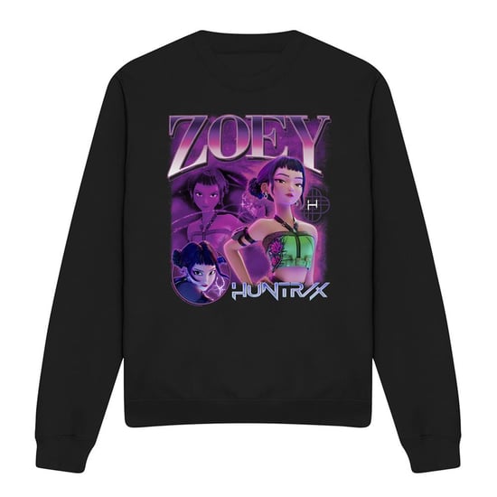 K-Pop Demon Hunters - "Huntr/X" Sweatshirt für Herren/Damen Unisex (Schwarz) - Image 1
