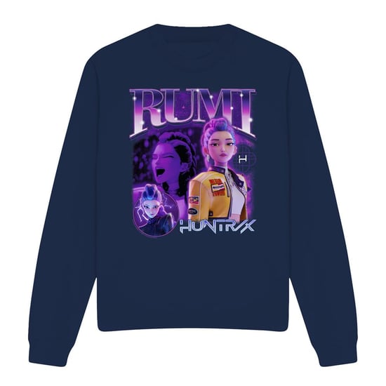 K-Pop Demon Hunters - "Huntr/X" Sweatshirt für Herren/Damen Unisex (Marine) - Image 1