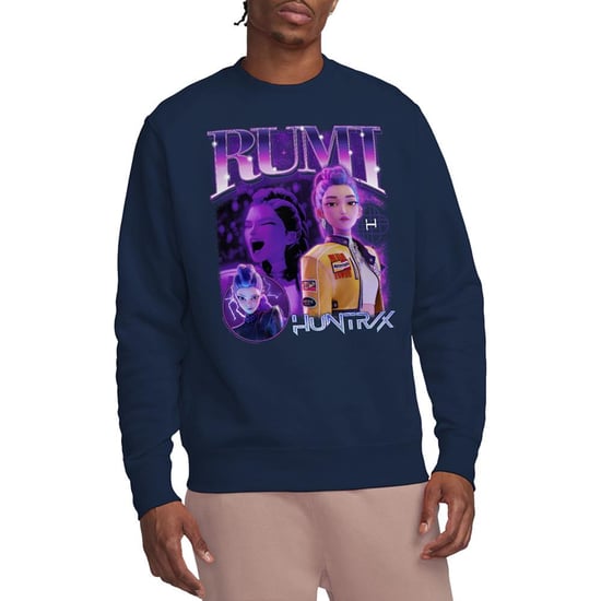 K-Pop Demon Hunters - "Huntr/X" Sweatshirt für Herren/Damen Unisex (Marine) - Image 4