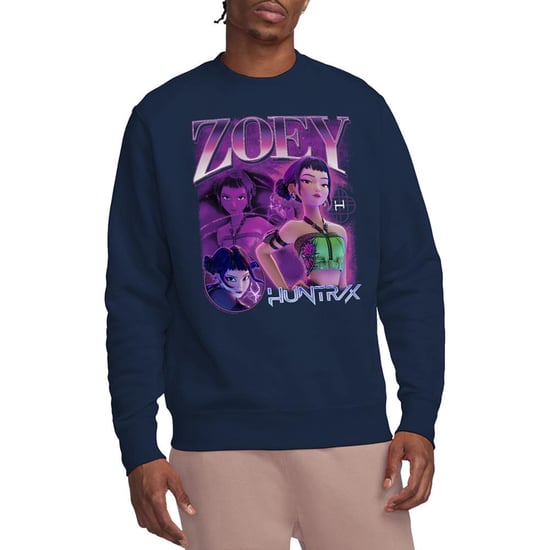 K-Pop Demon Hunters - "Huntr/X" Sweatshirt für Herren/Damen Unisex (Marine) - Image 4