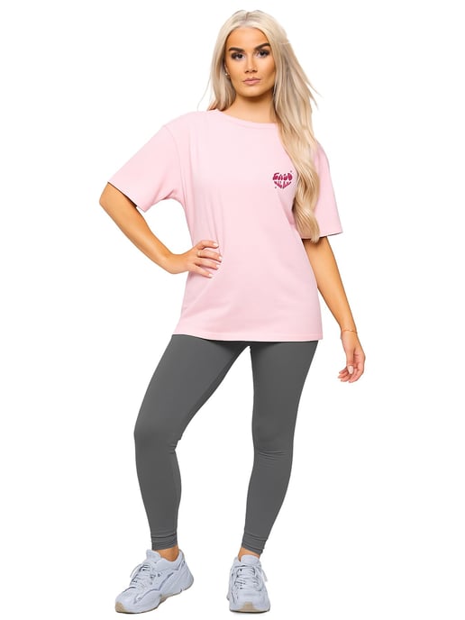 Enzo Milano | Damen Oversize-T-Shirt & Leggings Set - Image 6