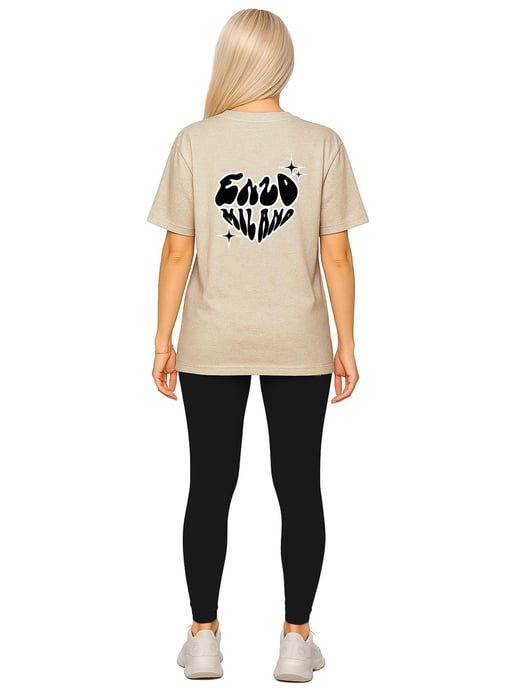 Enzo Milano | Damen Oversize-T-Shirt & Leggings Set - Image 2