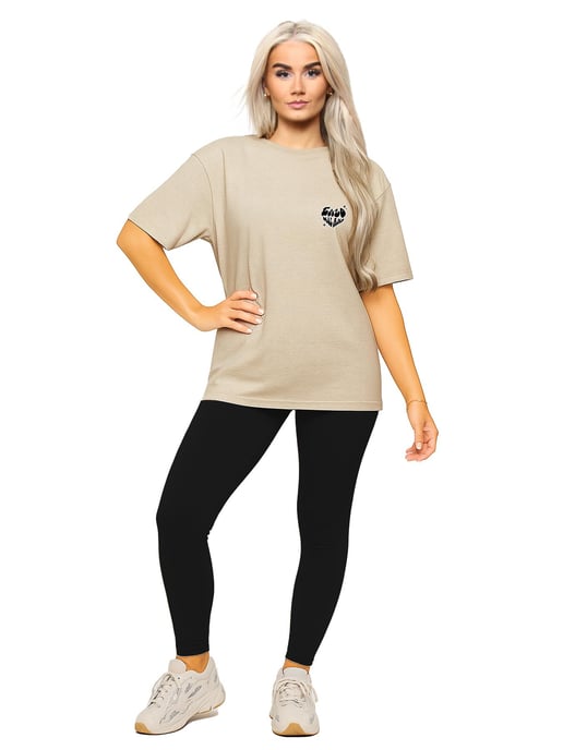 Enzo Milano | Damen Oversize-T-Shirt & Leggings Set - Image 6