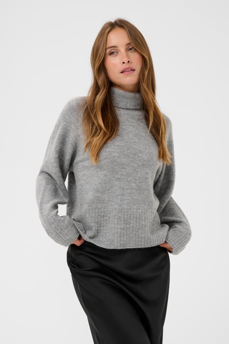 Strickpullover KAerin Strickpullover Baggy fit light grey - Image 3
