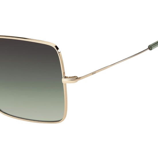 Hugo Boss – Sonnenbrille mit roségoldenem Metallrahmen und graugrünen Gläsern - Image 2