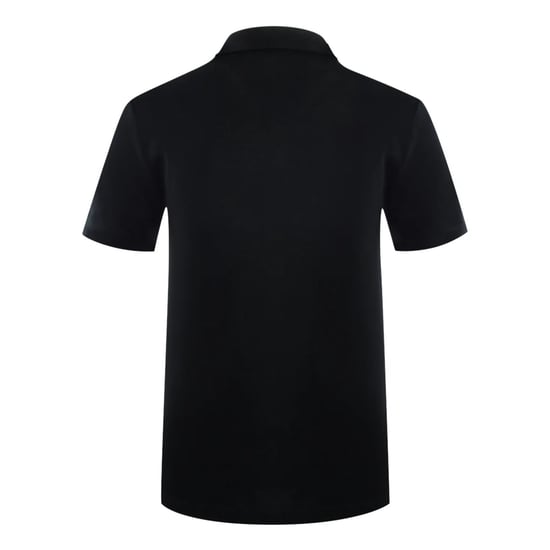 Diesel - Poloshirt „caviar" In Schwarz Mit Kleinem Logo-patch - Image 2