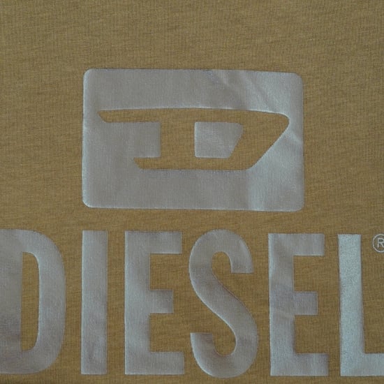 Diesel - T-shirt Mit Einfarbigem Logo Und Kaffeelikör - Image 3