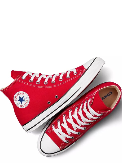 Converse All Star Unisex Chuck Taylor High Tops Rot - Image 4