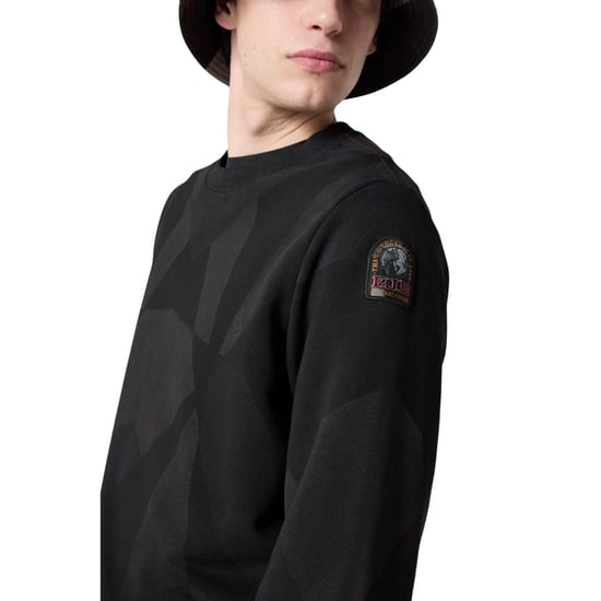 Parajumpers K2 Pr - Schwarzes Sweatshirt Mit Skydrift-print - Image 3