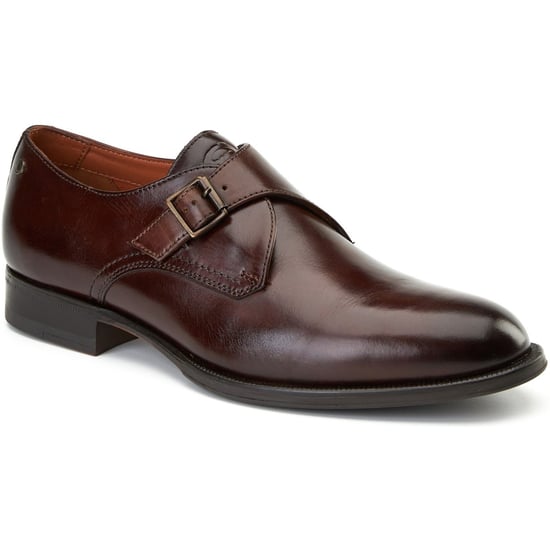 Base London Faraday Leder Herrenschuhe in Gebranntem Braun - Image 1