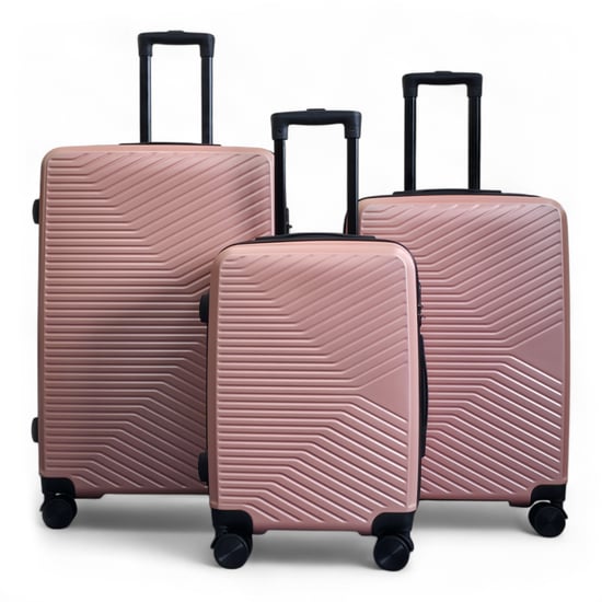 Hartschalenkoffer in Roségold, robust, 8 Räder, Handgepäck - Image 2