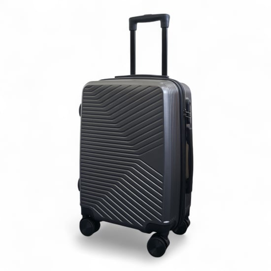Hartschalen-Handgepäckkoffer, grau, 48 x 37 x 20 cm, passend für Easyjet, Ryanair - Image 5