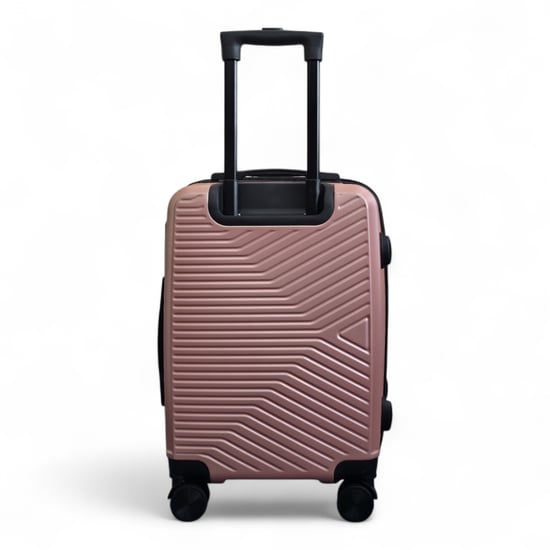 Hartschalenkoffer in Roségold, Kabine, 48 x 37 x 20 cm, sicherer Gepäckkoffer, geeignet für Easyjet, Ryanair - Image 6