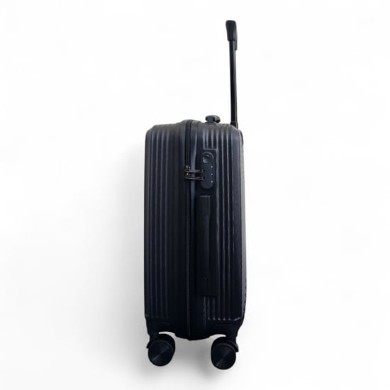 Hartschalen-Handgepäckkoffer, schwarz, 48 x 37 x 20 cm, passend für Easyjet, Ryanair - Image 6