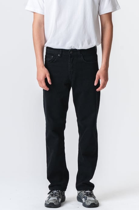 Jeans mit entspannter Passform - Tiefschwarz - Image 3