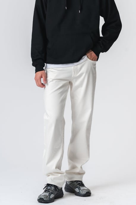 Relaxed Fit Jeans - Weißer Denim - Image 1