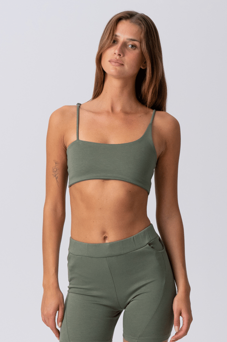 Alisa Mini-Top - Khaki - Image 3