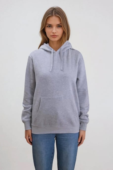 Essential Hoodie - Graumeliert - Image 2