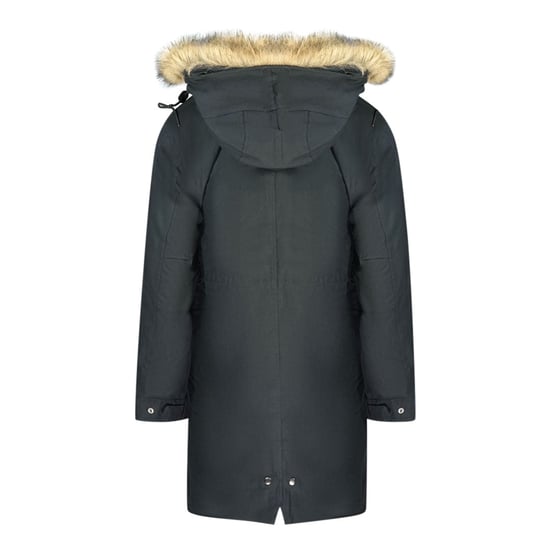 Fred Perry - Schwarze Parkajacke Mit Kapuze - Image 2