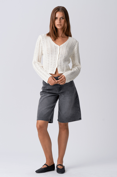 Jeans-Jogginghose - Schwarzer Denim - Image 2