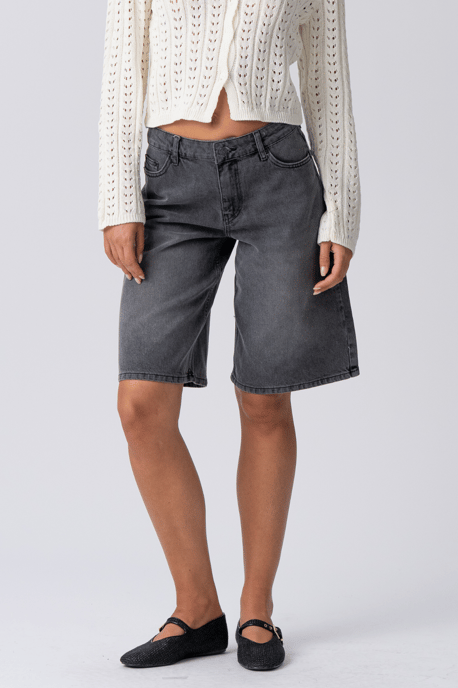 Jeans-Jogginghose - Schwarzer Denim - Image 4