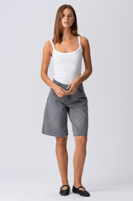 Jeans-Jogginghose - Grauer Denim - Image 2