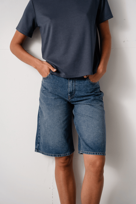 Jeans-Jogginghose - Blauer Denim - Image 3