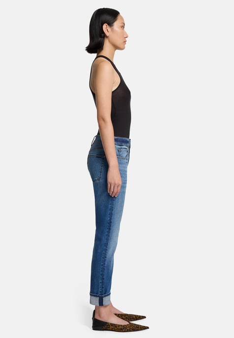 Damen Jeans Relaxed Skinny Slim Fit - Image 5