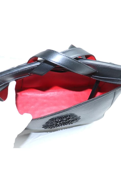 Elegante Tragetasche aus Leder mit sicherem Reissverschluss - Image 4