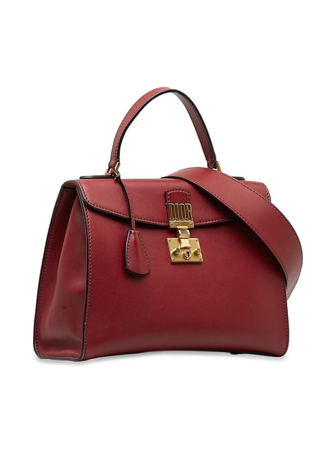 Gebrauchte elegante Handtasche mit Henkel und verstellbarem Schultergurt - Image 2