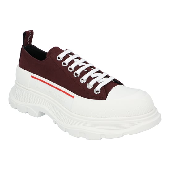 Alexander McQueen Tread Sneaker „Burgundy White“ - Image 5