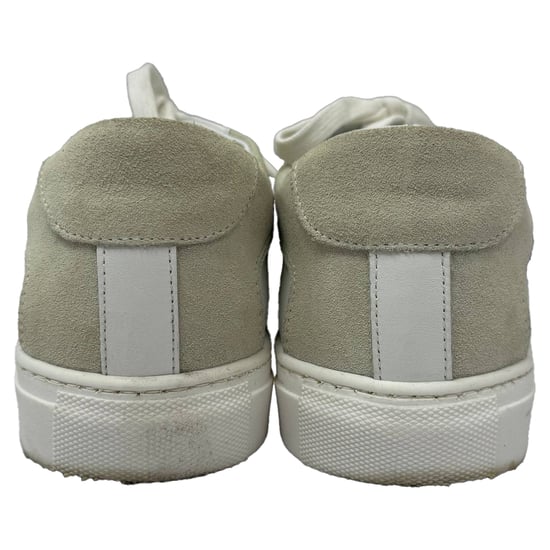 Iris & Ink Niedrig-Top Sneakers aus weißem Leder und Wildleder - Image 3