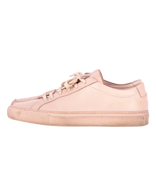 Common Projects – Original Achilles Low-Sneaker aus rosa Leder - Image 4