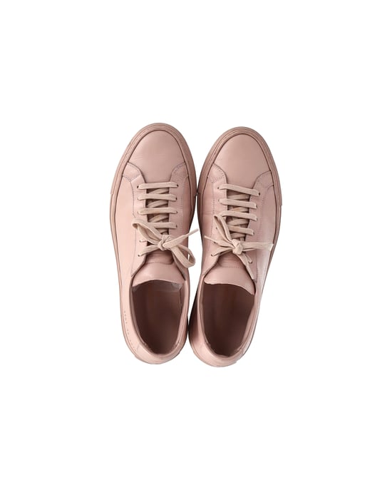 Common Projects – Original Achilles Low-Sneaker aus rosa Leder - Image 5