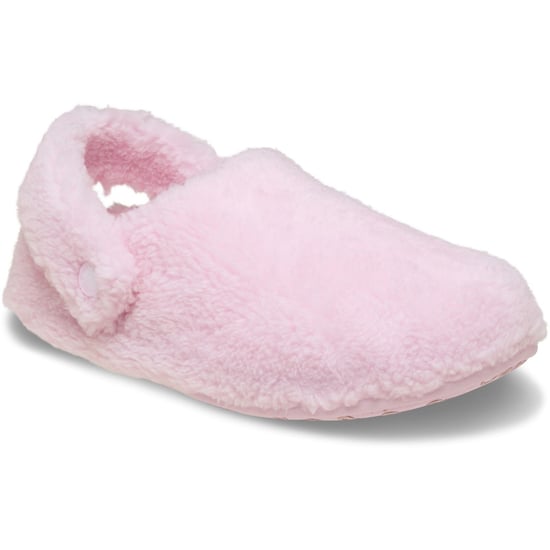 Crocs Classic Cozzzy Polyester Damen Pink Milch Hausschuhe - Image 1