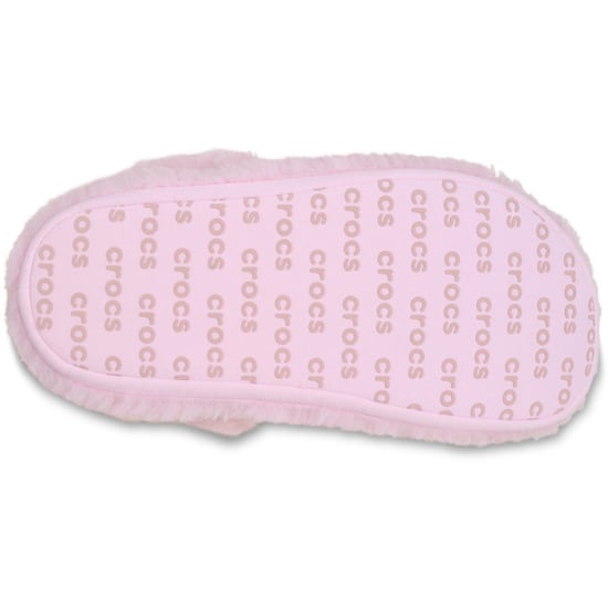 Crocs Classic Cozzzy Polyester Damen Pink Milch Hausschuhe - Image 4
