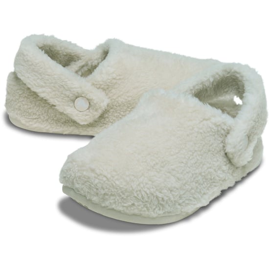 Crocs Classic Cozzzy Polyester Damen Schlapfen Stucco - Image 3