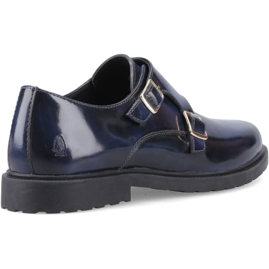 Hush Puppies Verity Hi-Shine Leder Damen Schuhe in Marineblau - Image 2