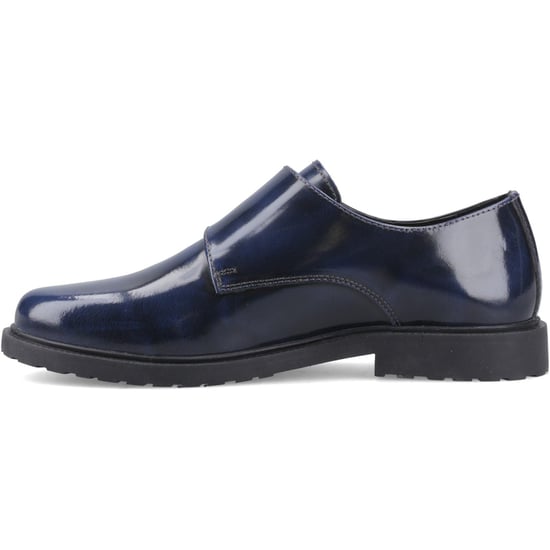 Hush Puppies Verity Hi-Shine Leder Damen Schuhe in Marineblau - Image 4