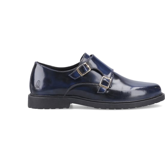 Hush Puppies Verity Hi-Shine Leder Damen Schuhe in Marineblau - Image 5