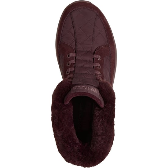 Skechers On-The-Go Encore Elisa Textil Damen Burgunderfarben Winter Stiefeletten - Image 3