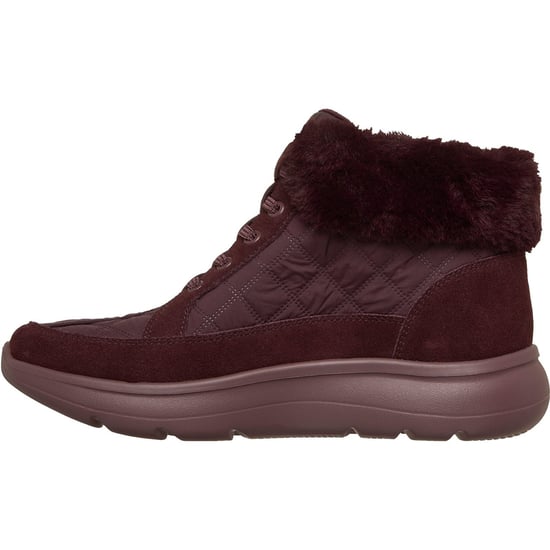 Skechers On-The-Go Encore Elisa Textil Damen Burgunderfarben Winter Stiefeletten - Image 4
