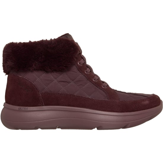 Skechers On-The-Go Encore Elisa Textil Damen Burgunderfarben Winter Stiefeletten - Image 5