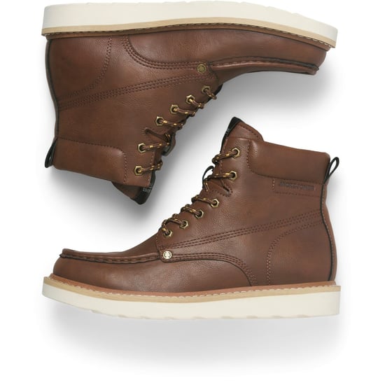 Jack & Jones Archway Mokassins aus Polyurethan für Herren in Cognacfarbenem Knöchelschuh - Image 3