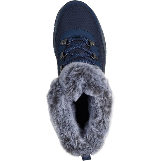 Skechers Trego Stormie Damen Navy Winter Stiefel - Image 3