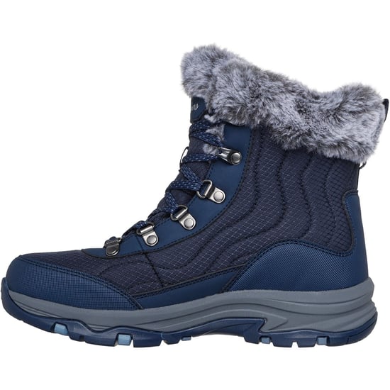 Skechers Trego Stormie Damen Navy Winter Stiefel - Image 4