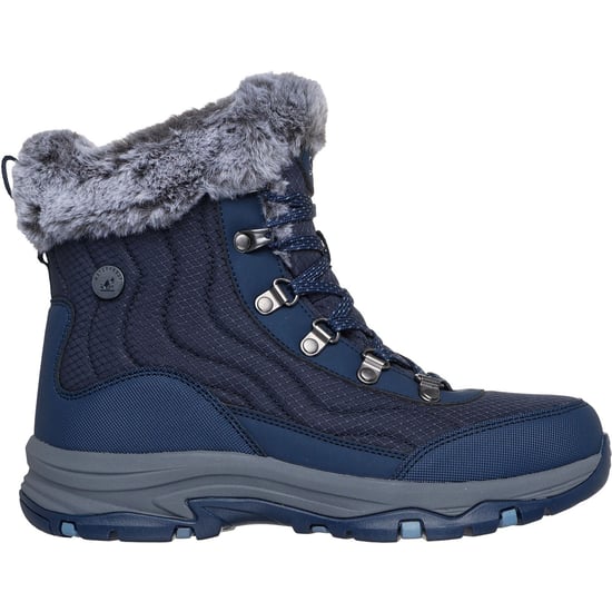 Skechers Trego Stormie Damen Navy Winter Stiefel - Image 5